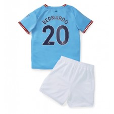Manchester City Bernardo Silva #20 Hjemmedraktsett Barn 2022-23 Kortermet (+ korte bukser)